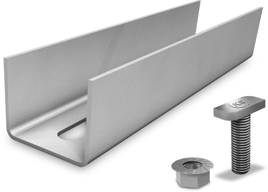 K2 1004109 Schienenverbinder Set Solidrail für Medium oder Alpin