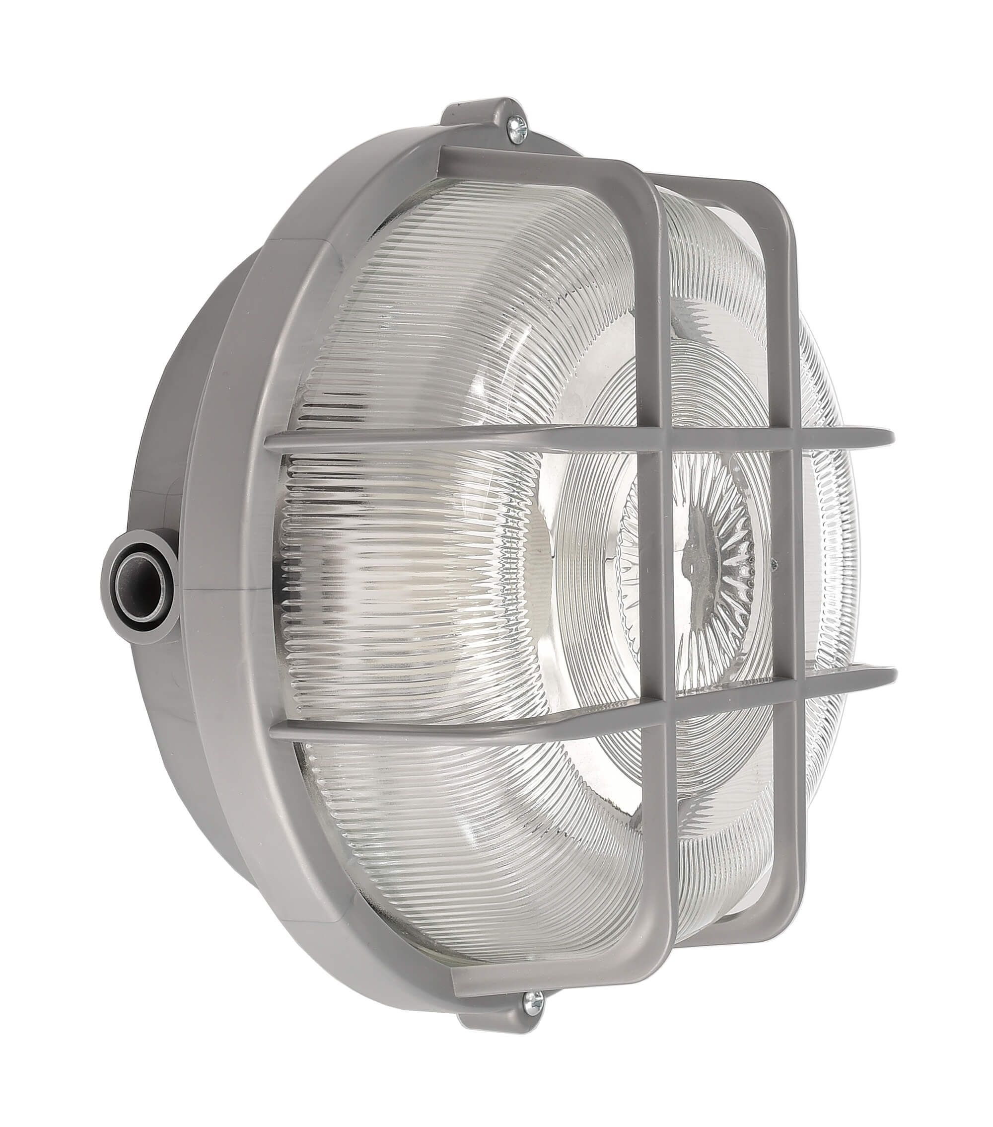 Deko-Light 731164 Decken- und Wandaufbauleuchte, Sotano Retro, rund, 1x max. 60 W E27, 220-240 V/AC, 50 / 60 Hz, grau