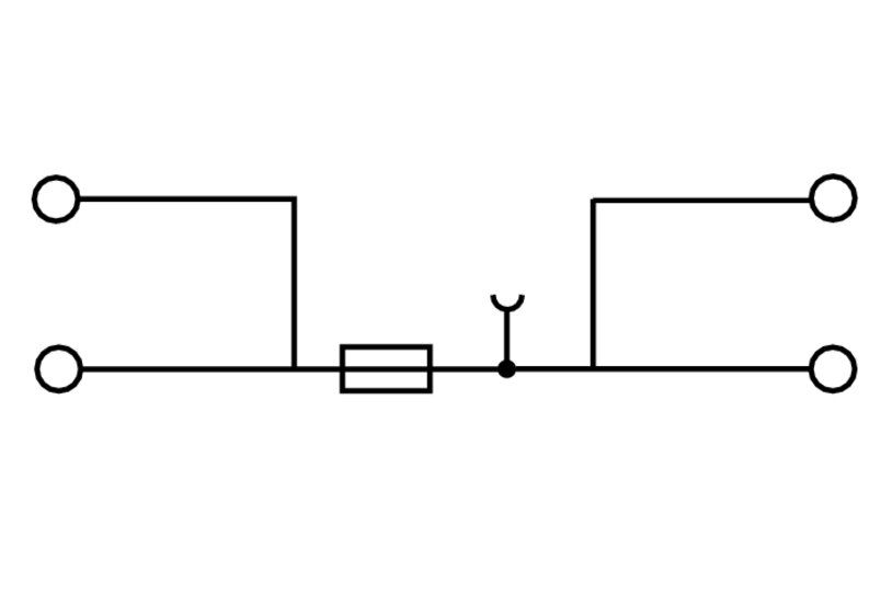 Weidm. ZSI2.5-2/2X2AN/G20 Sicherungs-Reihenklemme 2.5 mm², schwarz Z-Reihe