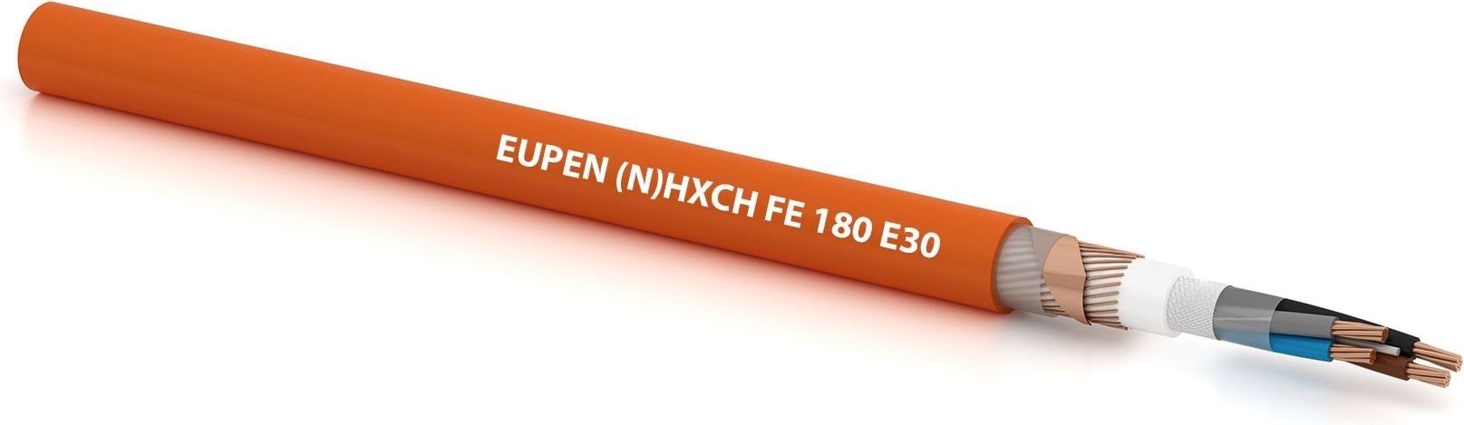 Eupen NHXCH E30 4x16 RM 16 Starkstromkabel halogenfrei, Schnittware, orange