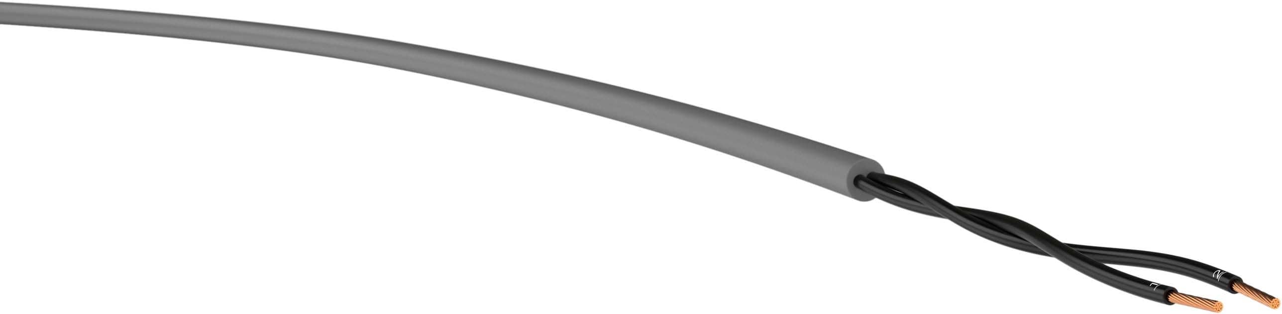Steuerleitung YSLY-OZ 2x0,5 mm², 500m-Trommel, grau