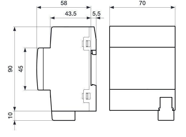 ABB DG/S2.64.5.1 DALI-Gateway, Premium, 2-fach, REG