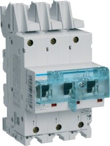 Hager HTS390E SLS-Schalter, 3-polig, 100A, Typ E, Sammelschiene, QuickConnect