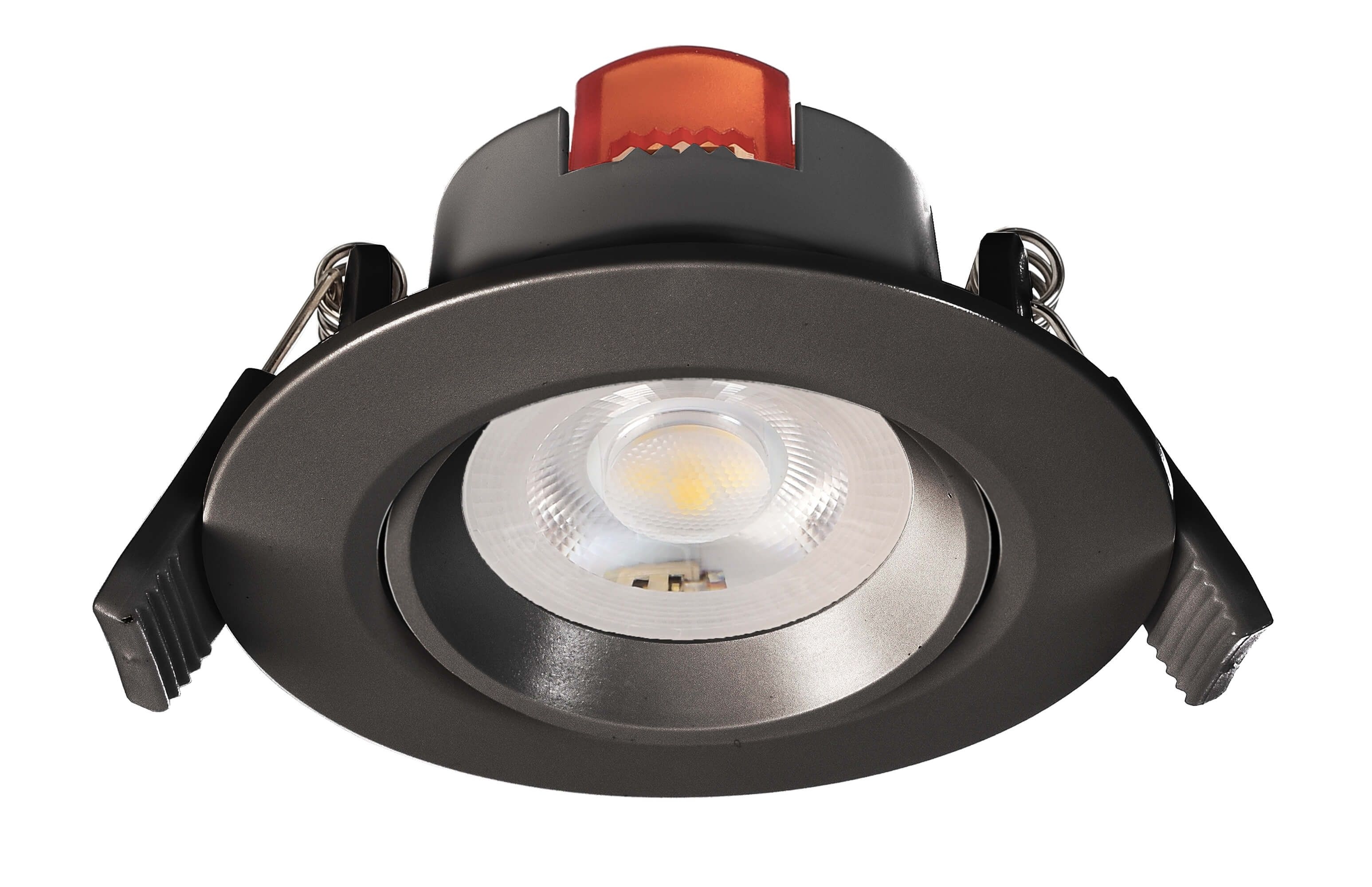Deko-Light 565386 Einbaustrahler, SMD-68-230V, DIM, 3000K, rund, 220-240 V/AC, 50 / 60 Hz, IP 20, verkehrsschwarz