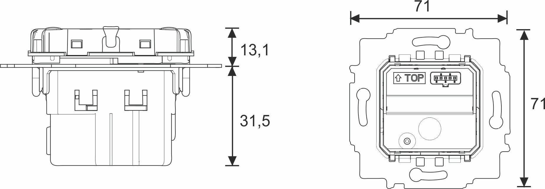 Busch-Jaeger 6215/1.1-212 Bewegungsmelder mit Schaltaktor