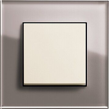 Gira 0213122 Abdeckrahmen 3-fach, Esprit Glas