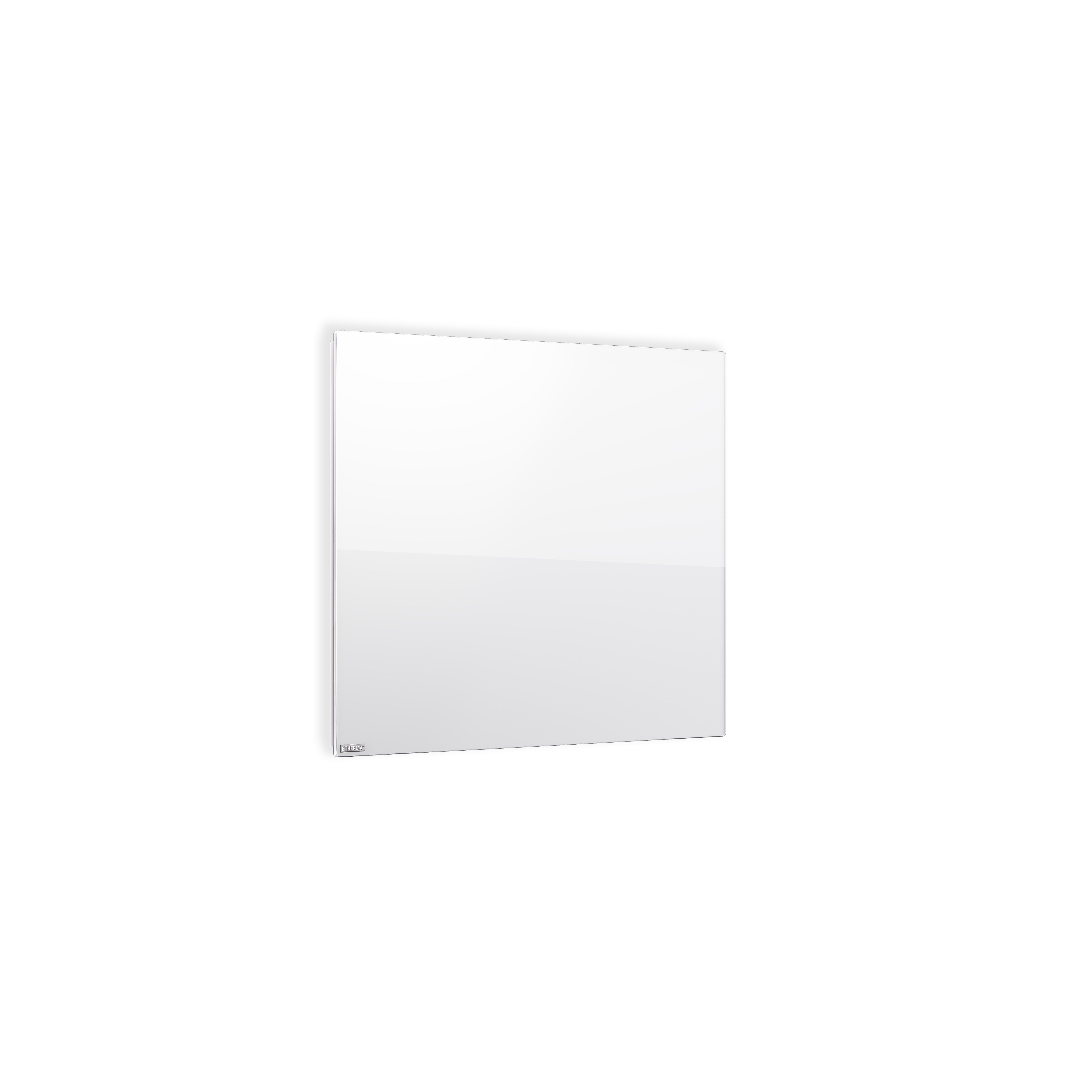 Etherma 39626 Infrarotheizung LAVA 2.0, Glas reinweiß, 90x63cm, 500W, 230V