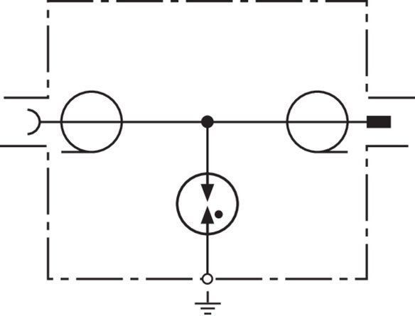 Dehn + Söhne 929043 Blitzstromableiter DEHNgate mit BNC-Anschluss