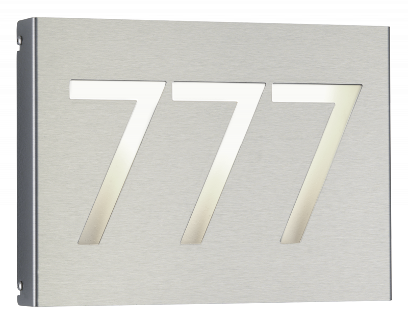 Albert 696013 Hausnummernleuchte 3-stellige Ziffern