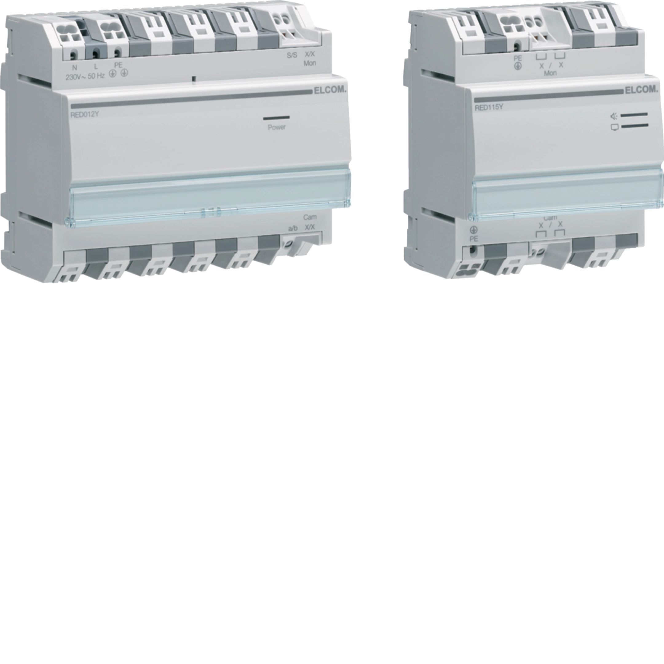 Elcom REK350Y NEinbauenstrang-Koppler inklusive Strangversorgung als Kit, 2-Draht Bus System, REG