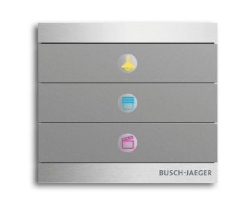 Busch-Jaeger 6342-866-101 Bedienelement 3-fach Busch-priOn