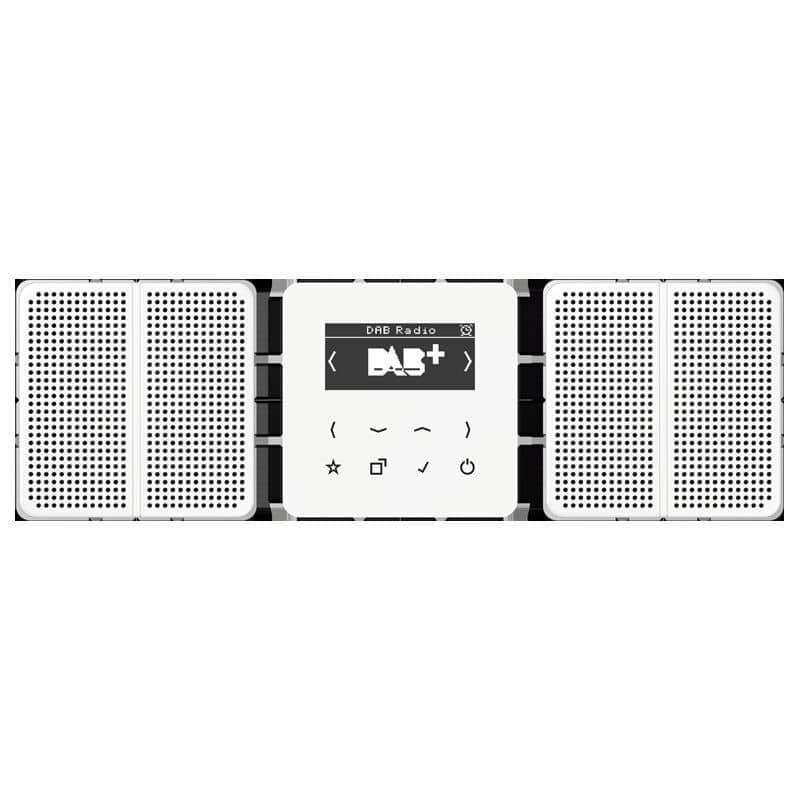 Jung DABCD2WW Smart Radio DAB+, Set Stereo