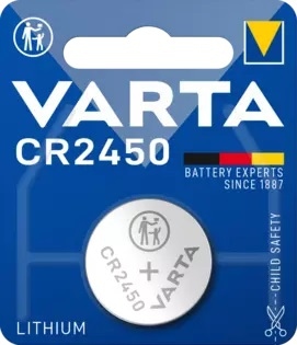 Varta CR2450 Lithium-Knopfzelle, 3 V
