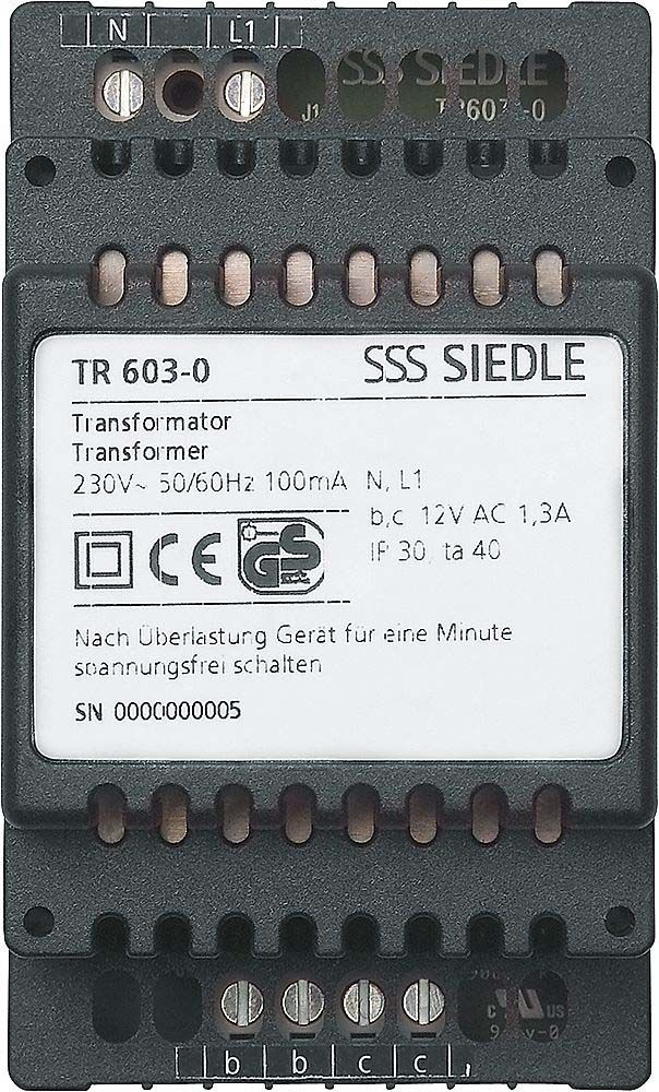 Siedle TR 603-0 Transformator