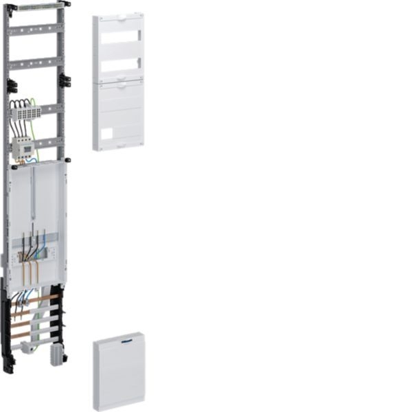 Hager ZH51X9NT Komplettfeld, universZ, 1350 × 250 mm, 3-Punkt, 1 Zählerplatz, 10 mm², mit Trennfunktion, verdrahtet