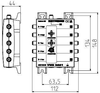 Kathrein VWS2551 SAT-Verteilnetzverstärker