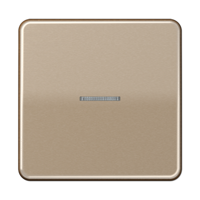 Jung CD590KO5GB Wippe mit Lichtleiter, Aluminium eloxiert, Serie CD, gold-bronze
