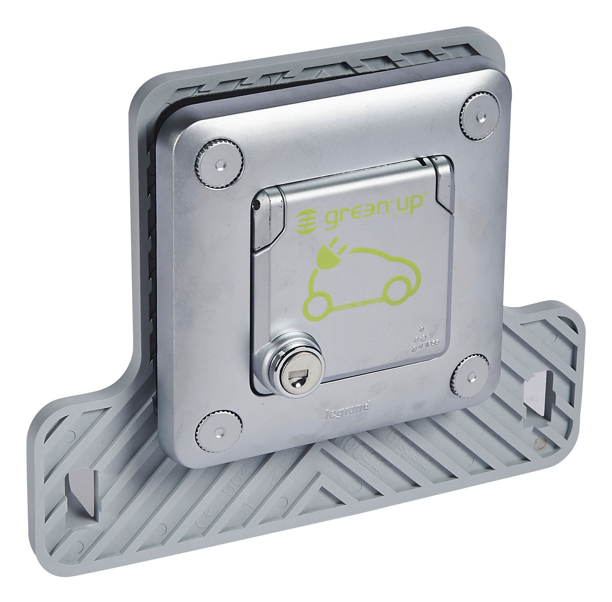 Legrand 077857 Green Up Steckdose UP Soliroc, IP55, IK10, abschließbar