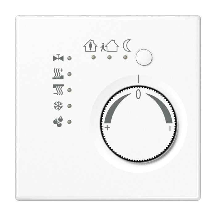 Jung LS2178TSWW KNX Stetigregler mit integrierter Tasterschnittstelle 4-fach, Serie LS, alpinweiß