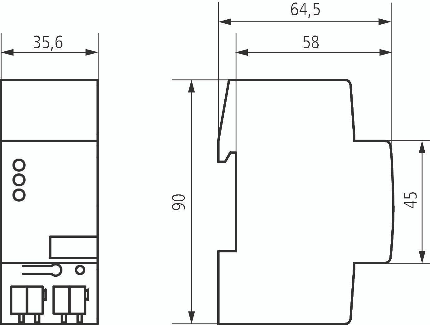 Theben 9070880 Linienkoppler S KNX