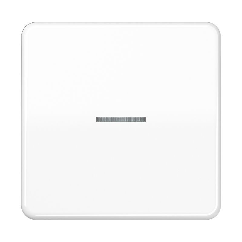 Jung CD101KO5WW Wippe mit Lichtleiter für Taster 1-fach, Duroplast, F10, Serie CD, alpinweiß