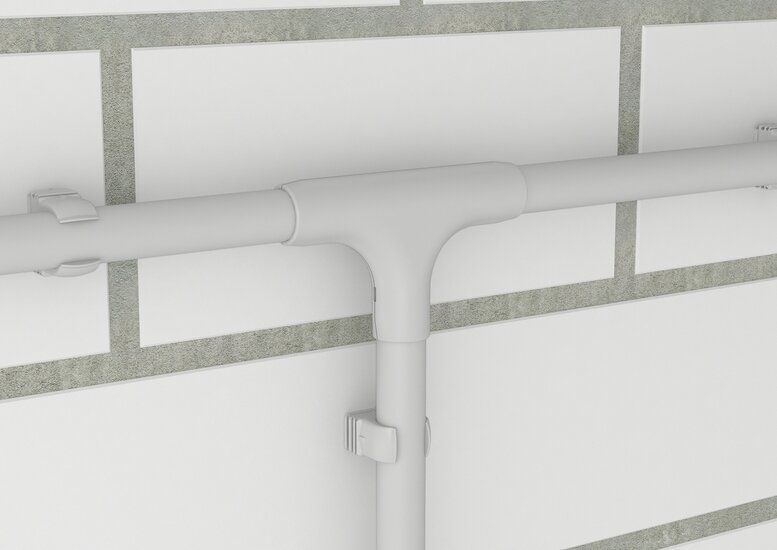 OBO Betterm. 2153955 Quick-Pipe T-Stück 3000 TMS M25 RW