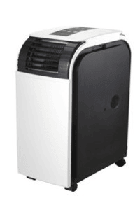 HELLER HPC07AMB mobiles Klimagerät, 3in1, 7000 BTU, 2,0 kW, weiß/schwarz