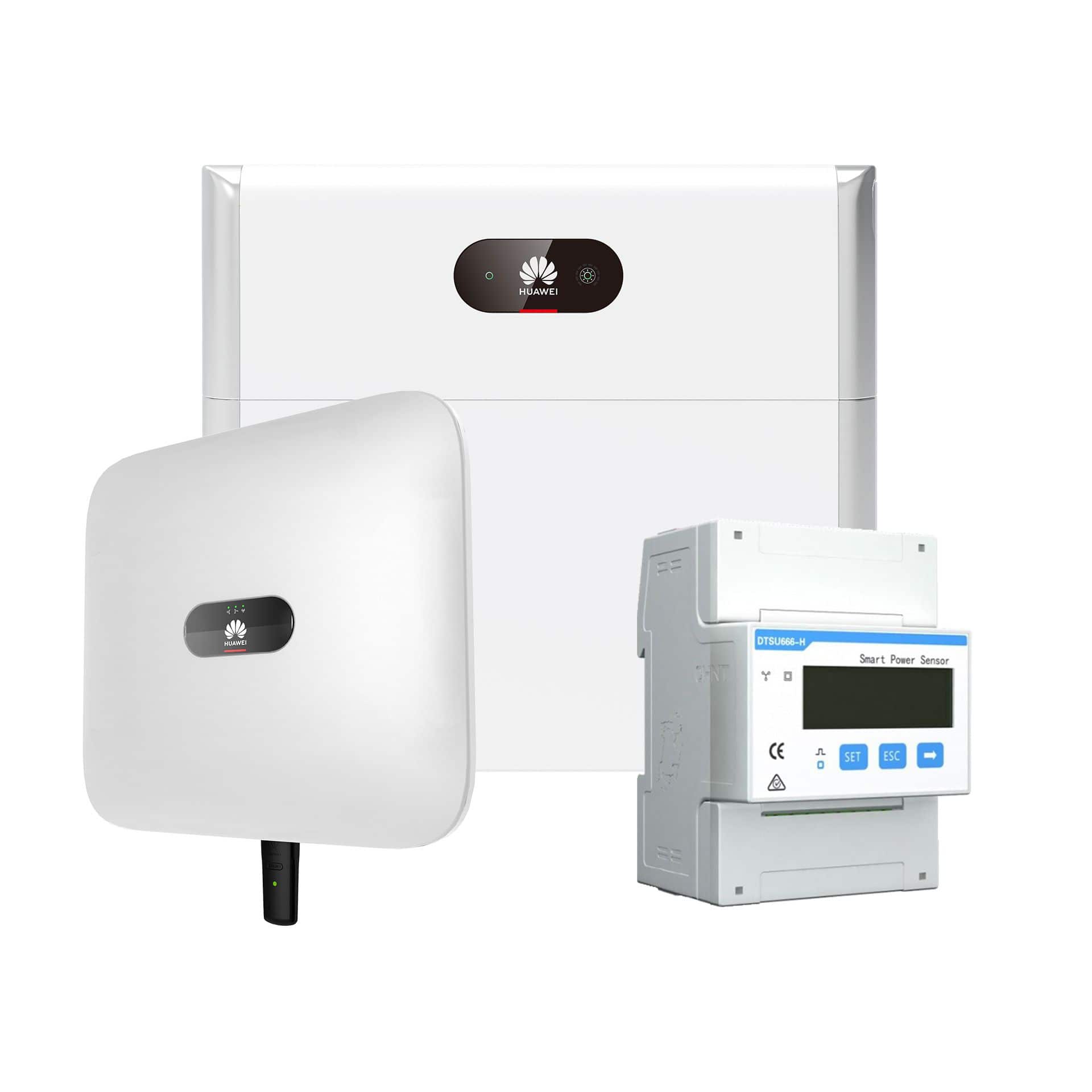 Huawei E24-PV-SET2-HH-10-5 PV-Paket Wechselrichter 10 kW + Speichersystem 5 kWh + Smartmeter