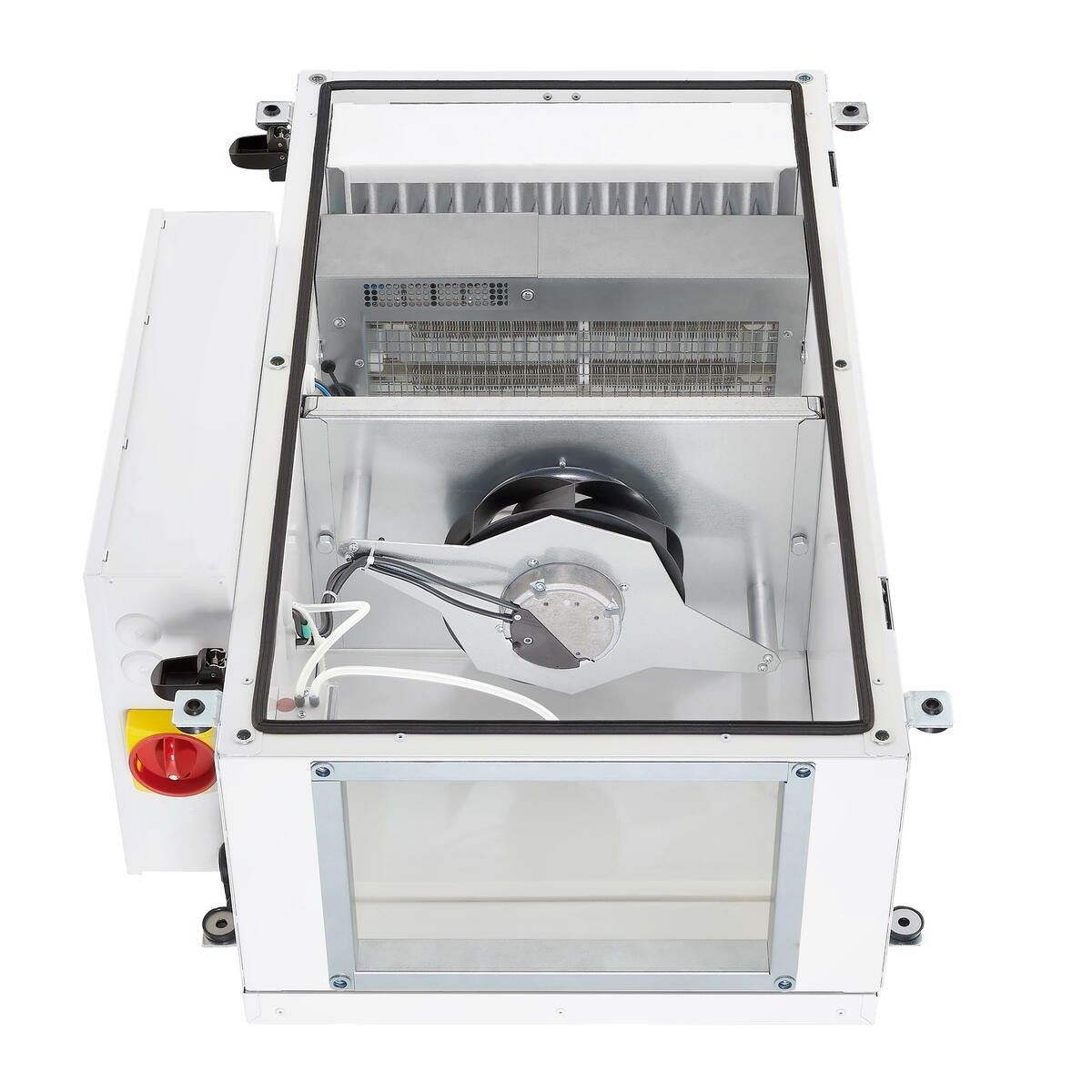 Helios 06538 ALB EC 30/20 EH Außenluft-Box mit E-Heizreg. und Luftfilter 1-PH, 230V, 50/60Hz, rechteckig