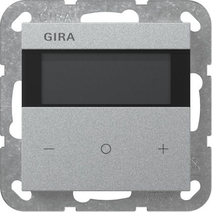 Gira 200526 Raumklimasensor Komfort KNX, System 55, Farbe Alu