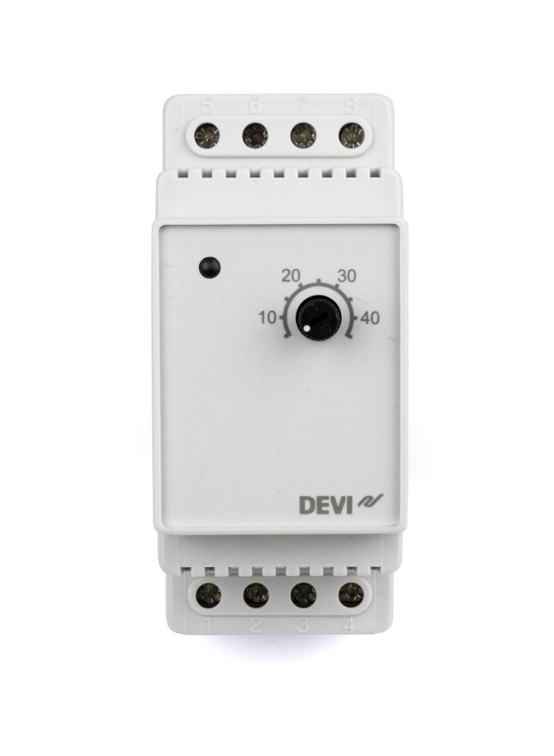 Devi 140F1072 DEVIreg 330 Thermostat zur Regelung von Kühlanlagen und Rohrbegleitheizungen, -10 bis +10°
