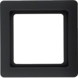Berker MAN0201123 Rahmen 1-fach, Q.1, tiefschwarz matt