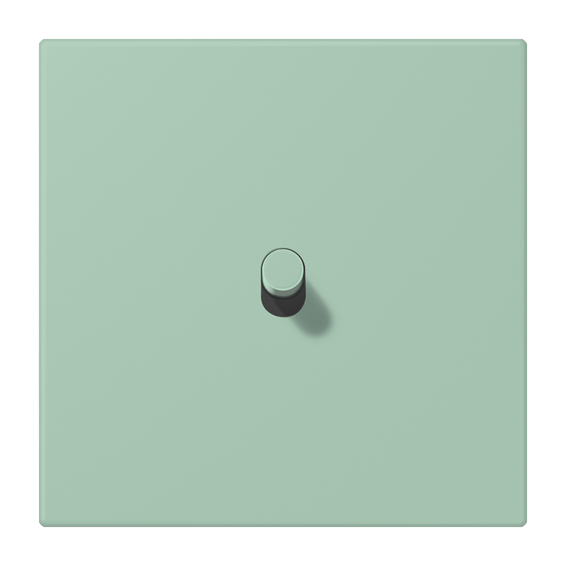 Jung LC12-0R0217 Abdeckung mit Kipphebel "Zylinder", 1 Kipphebel, vert anglais clair