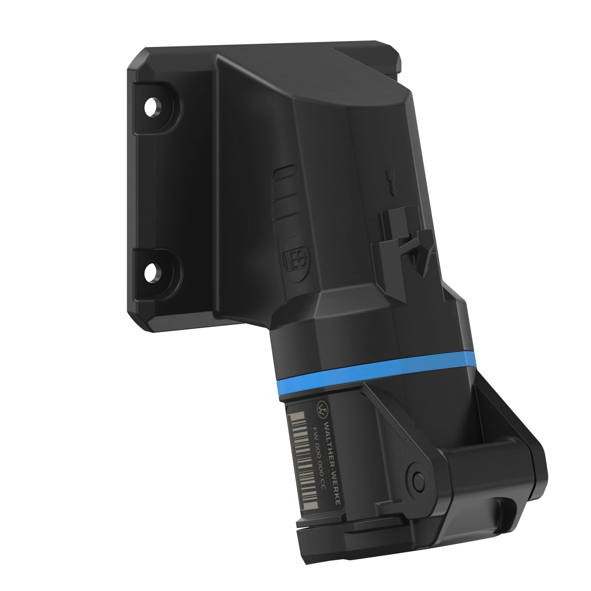Walther Werke FW513306SK CEE NEO Anbaudose schräg 16A 3P 6h IP54 mit Schraubtechnik und 77,5x90mm Flansch