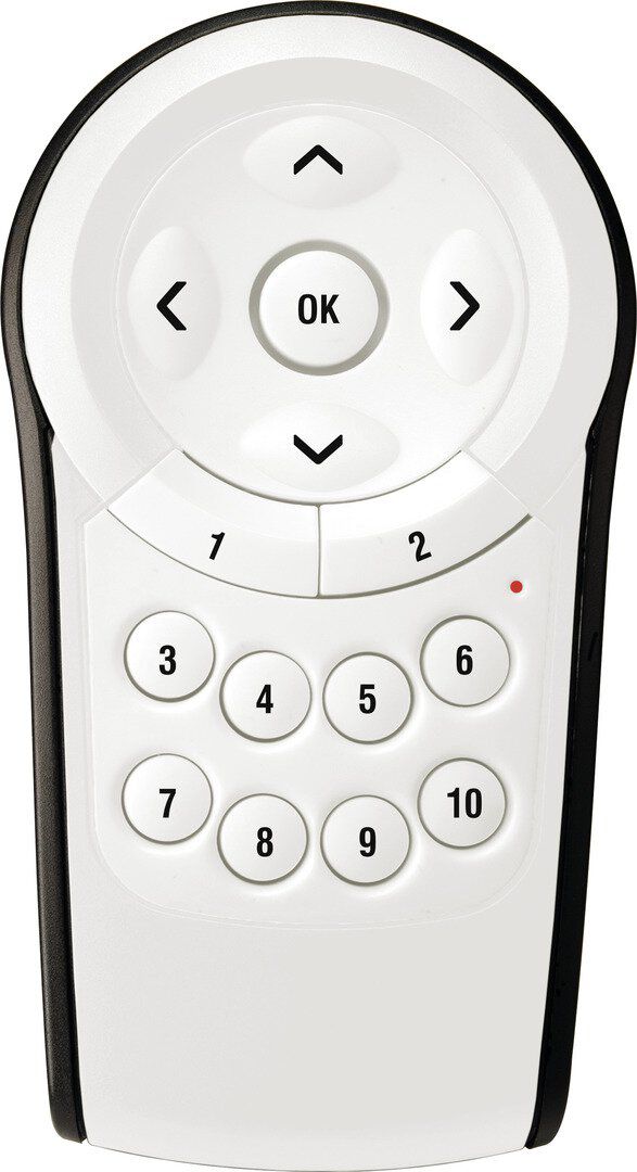 Merten MEG5761-0000 IR-Universalfernbedienung, weiß/schwarz