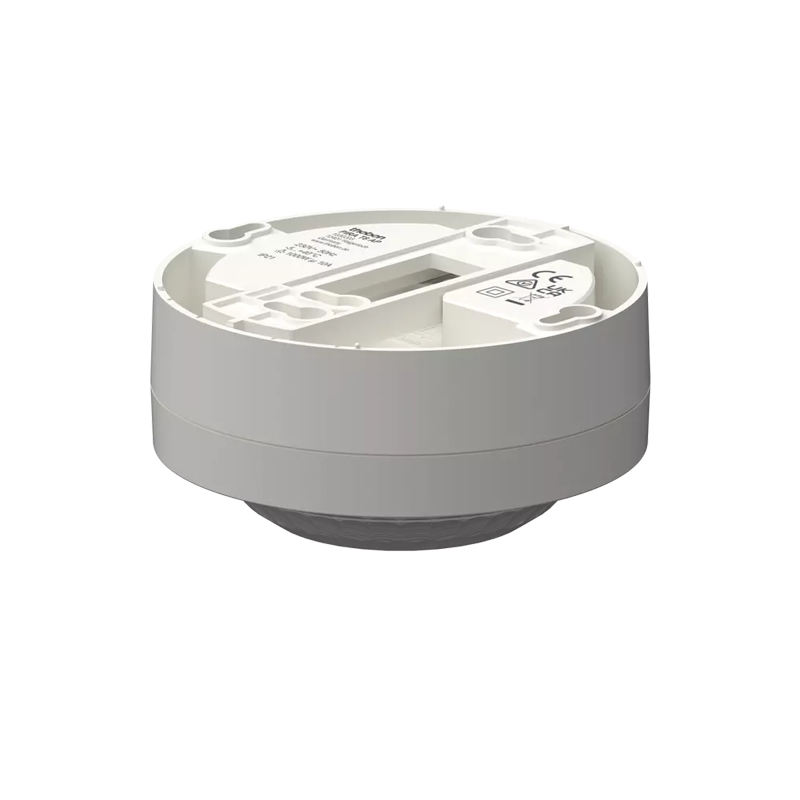 Theben 1030203 PIRA T8 AP Bewegungsmelder (PIR) für die Aufputz-Deckenmontage im Innenbereich, Erfassungsbereich rund 360° mit Durchmesser 8 m, permanente Lichtmessung, 200 W LED
