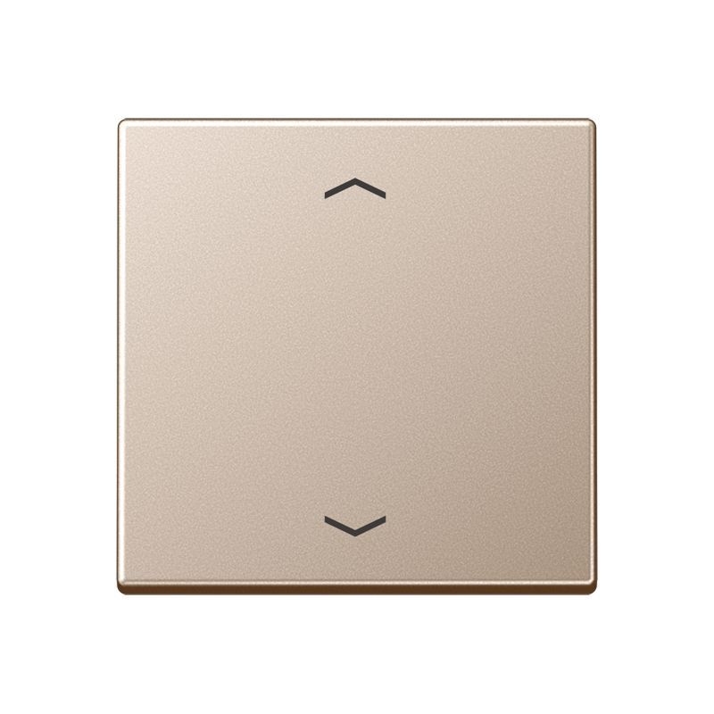 Jung A101PCH Wippe, mit Pfeilsymbolen für Taster 1-fach, Duroplast lackiert, F10, Serie A, champagner