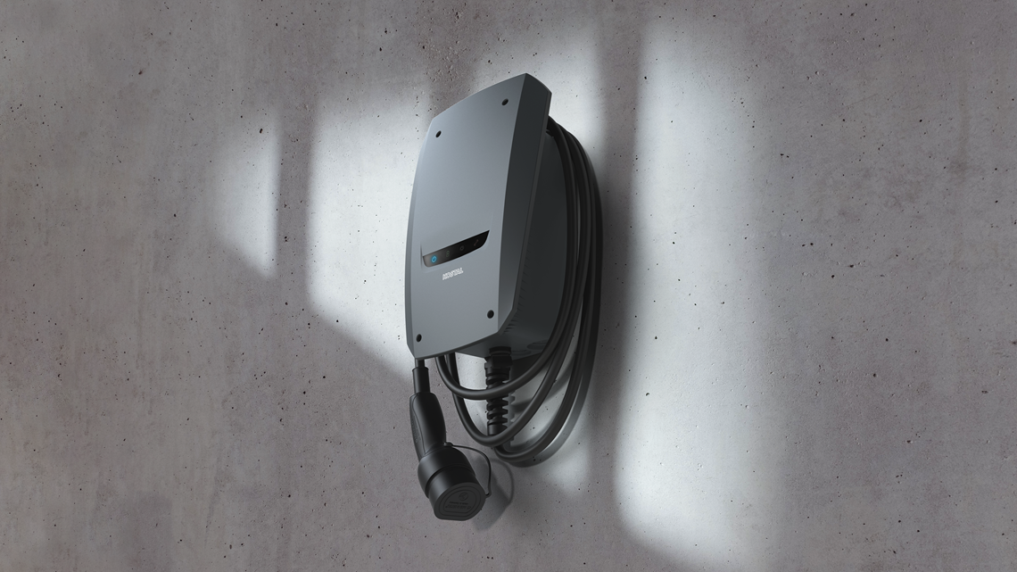 KOSTAL 10532947 Wallbox ENECTOR AC 3.7/11, 7,5m Ladekabel Typ2, Solarladen