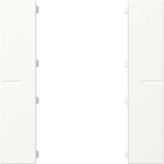 Gira 501727 Wippenset 1-fach Tastsensor 4.55 Plus, reinweiß seidenmatt