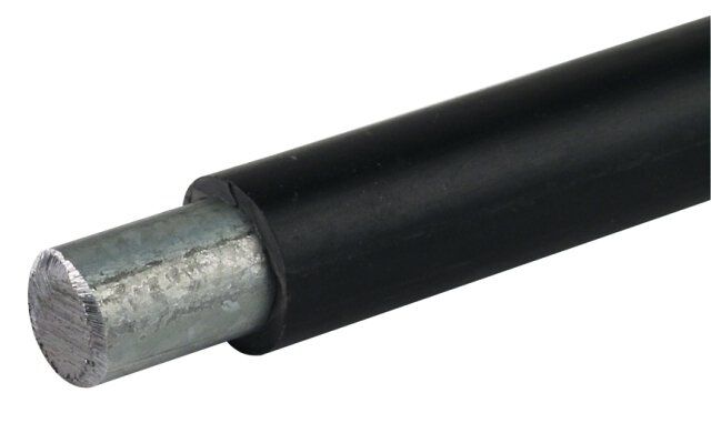 Dehn + Söhne 800108 Runddraht Stahl Ø 8mm/11mm isoliert 75m