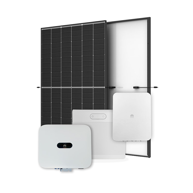 Huawei E24-PV-SET1-THH-10-BACKUP PV-Anlage 4,65 kWp mit Speicher 5 kWh und SmartGuard (Trina Glas-Glas Hochleistungssolarmodul 465 Wp)