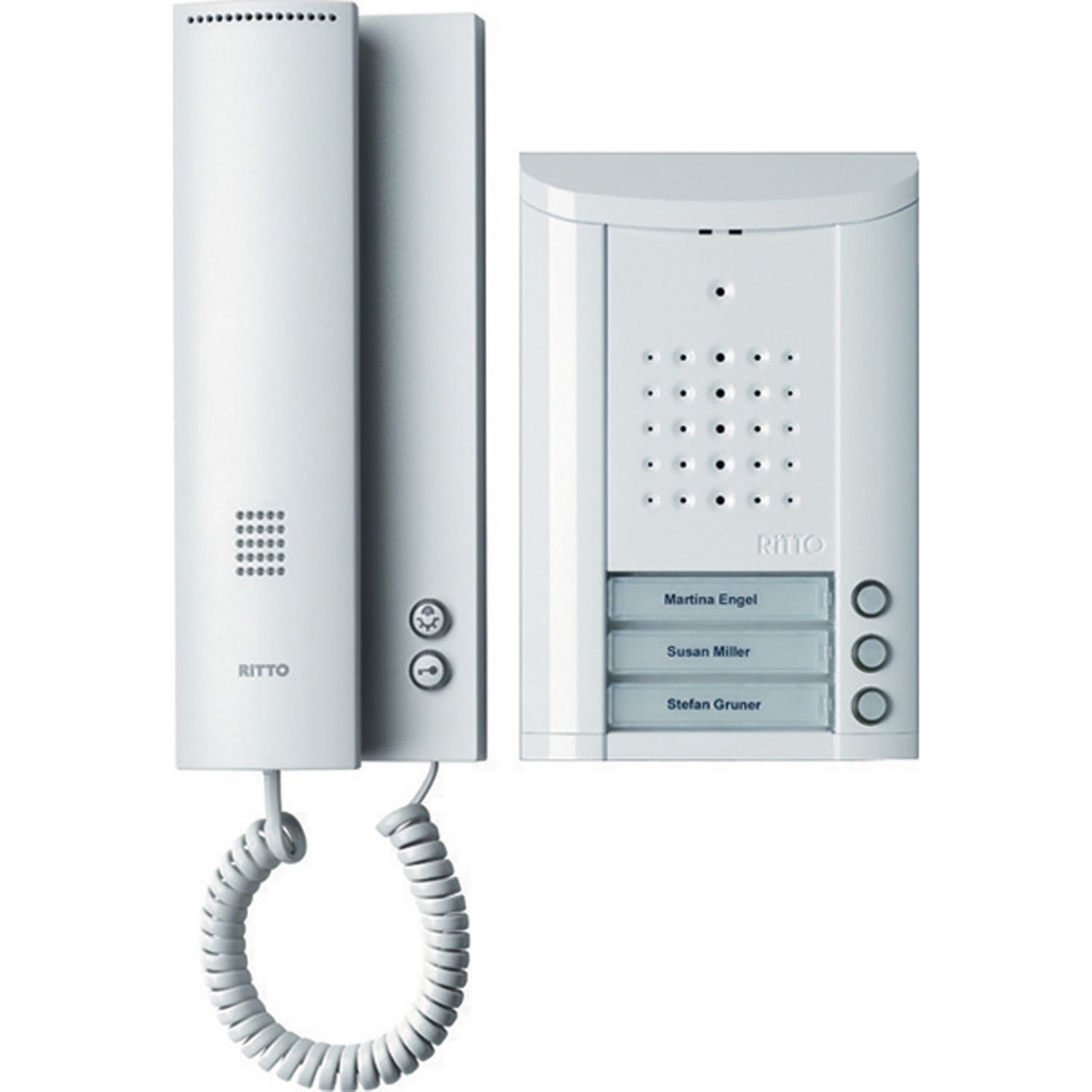 Ritto 1841370 Entravox Audio-Komplettpaket Aufputz für 3 WE