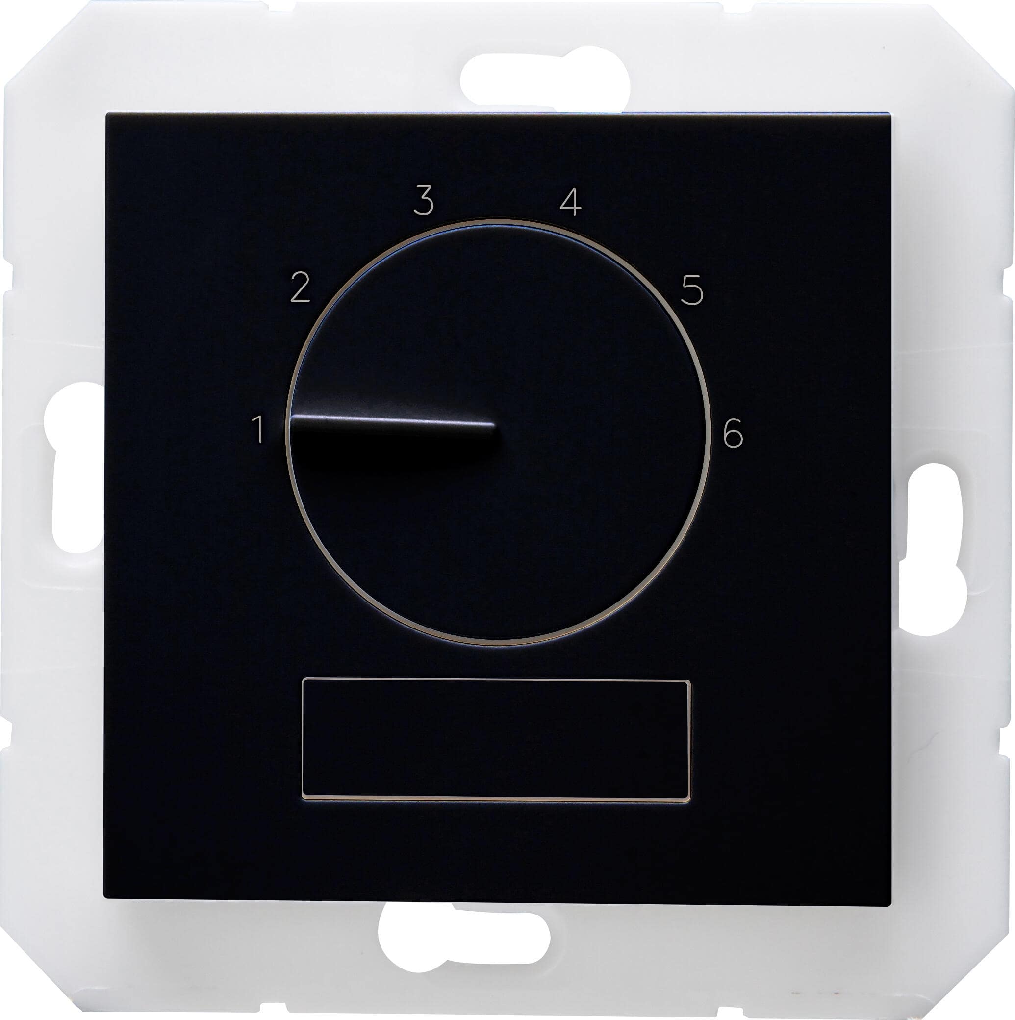 Kopp 296550005 HK07 - elektronisches Raumthermostat "Basic", Farbe: schwarz matt