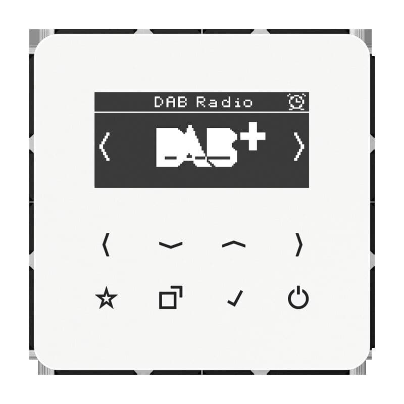 Jung DABCDWW Smart Radio DAB+ mit Display