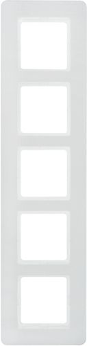 Berker 10156189 Rahmen 5-fach, Q.7, polarweiß samt