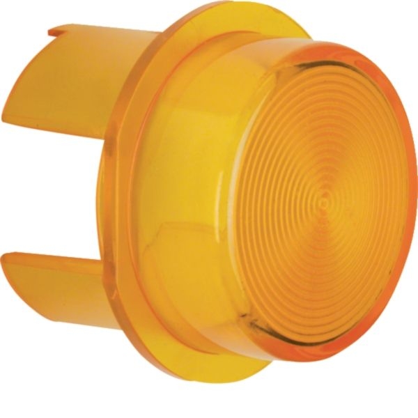 Hager WDA4527Y Haube für Drucktaster und Lichtsignal E10, Zubehör, gelb transparent