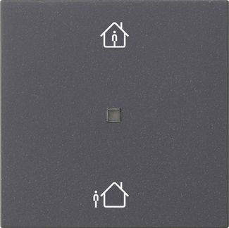 Gira 510628 RF Bedienaufsatz 1-fach Heizmodus KNX, System 55, anthrazit