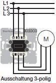 Berker 303303 Ausschalter 3-polig 16A/400V