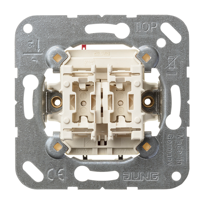Jung 505 U Wippschalter Serien (2 Wippen)