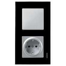 Siemens 5TG 1201-2 Glas-Rahmen 1-fach